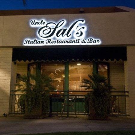 Uncle sals - Uncle Sal's Italian Ristoranti, Scottsdale: See 378 unbiased reviews of Uncle Sal's Italian Ristoranti, rated 4 of 5 on Tripadvisor and ranked #106 of 1,217 restaurants in Scottsdale.